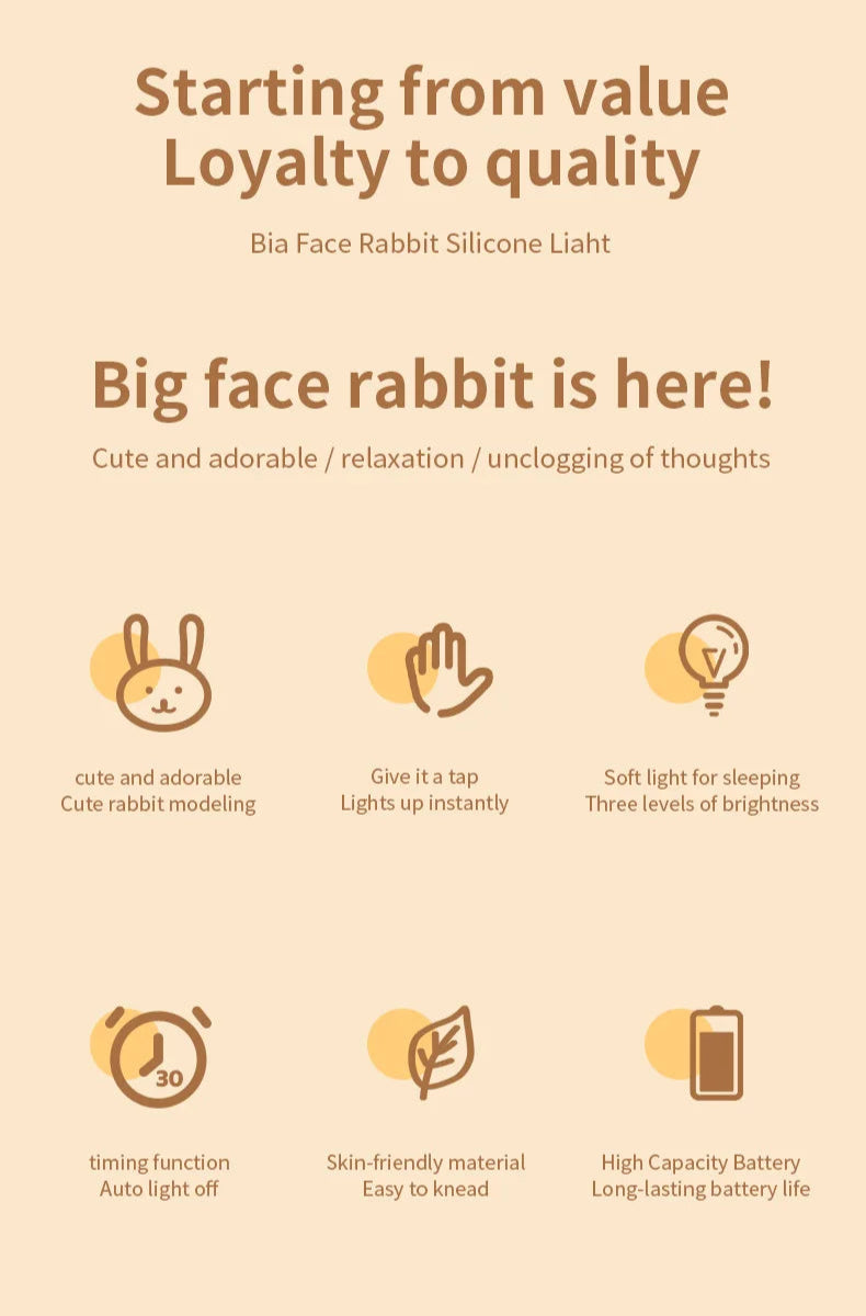 CozyBun Touch Night Light